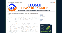 Desktop Screenshot of homehazardalert.com